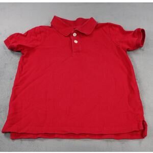 The Children’s Place Red Polo Shirt 5T Short Sleeve Cotton Uniform Top Kids